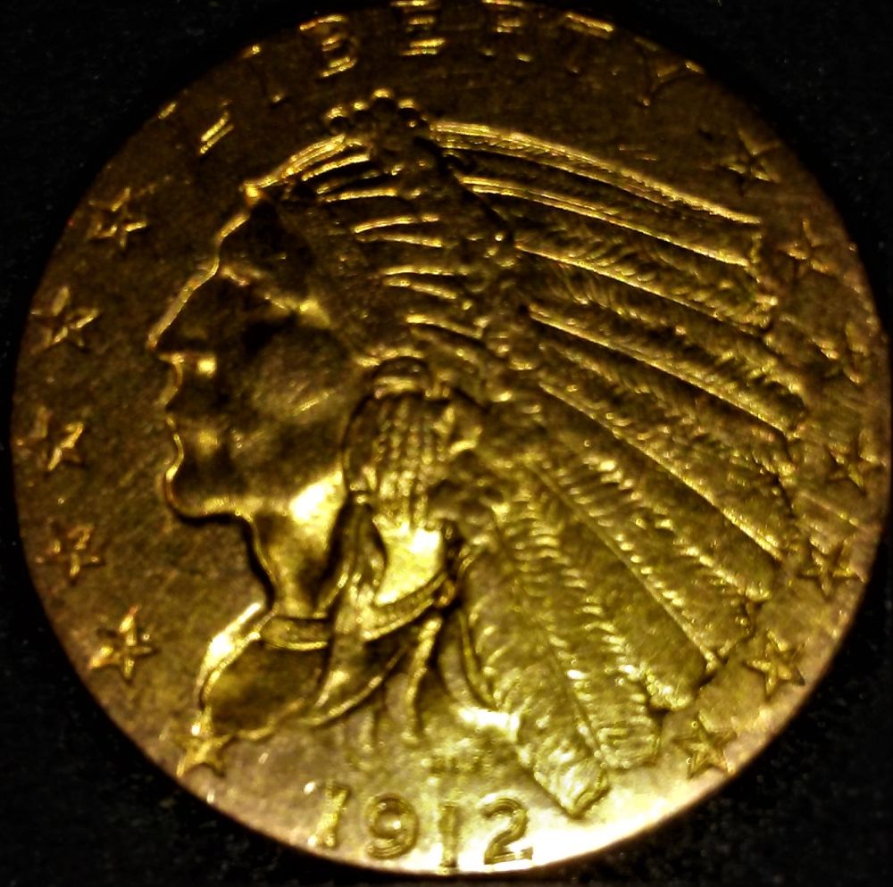 1912-Indian-Head-Quarter-Eagle-2-1/2-Dollar-Gold-Coin-Real-Deal?-Or-Fake?