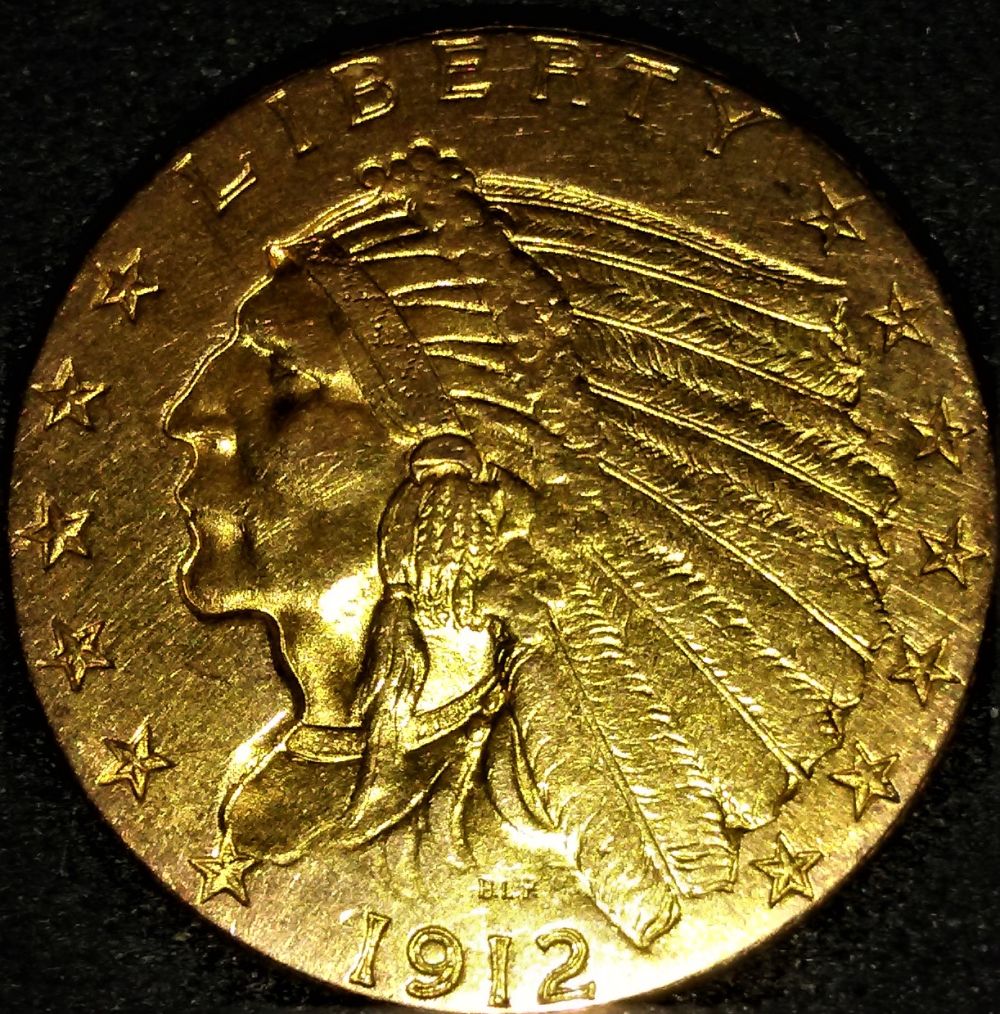 1912-Indian-Head-Quarter-Eagle-2-1/2-Dollar-Gold-Coin-Real-Deal?-Or-Fake?
