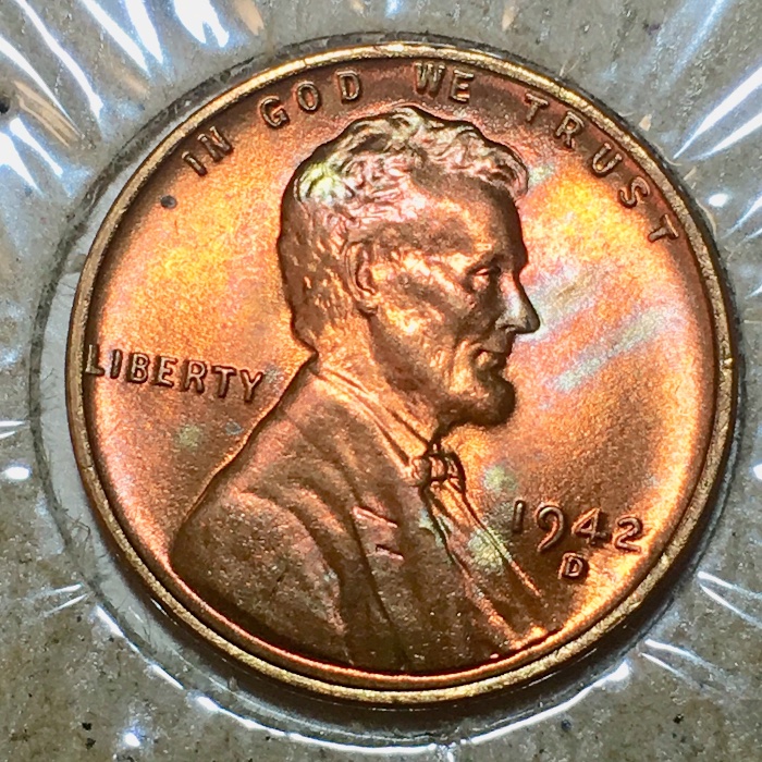 Grade-A-Toned-1942-D-Lincoln-Cent.