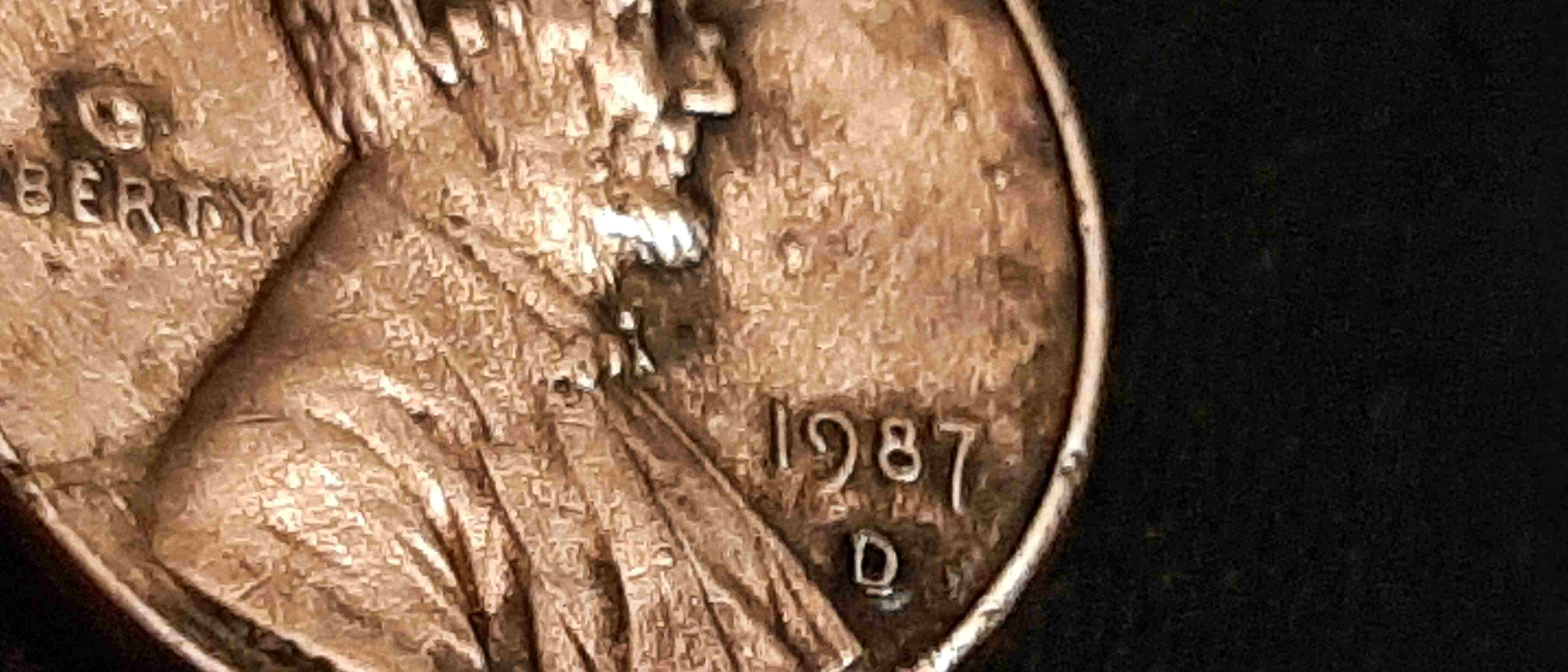 I-Have-A-1987-D-Penny-That-Has-Multi-What-I-Believe-To-Be-Die-Chips-And-Very-Noticeable