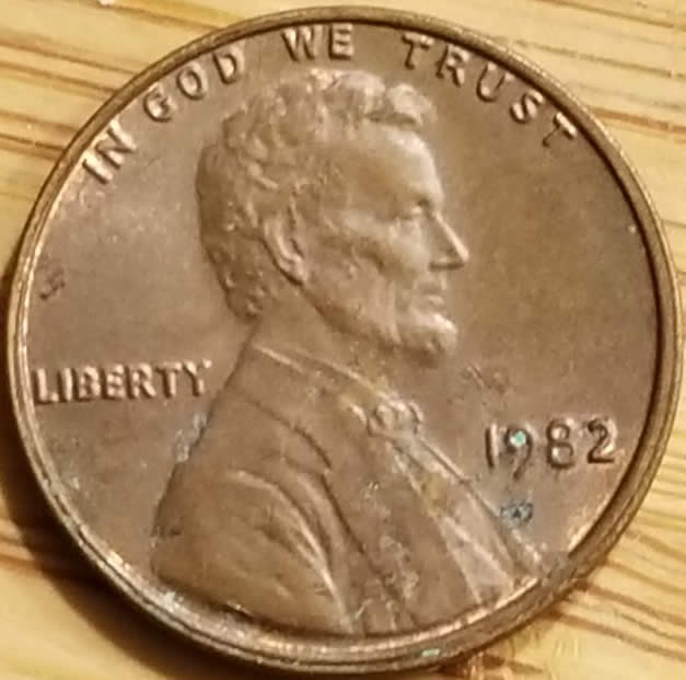 1982-US-Penny-With-Unique-Edge