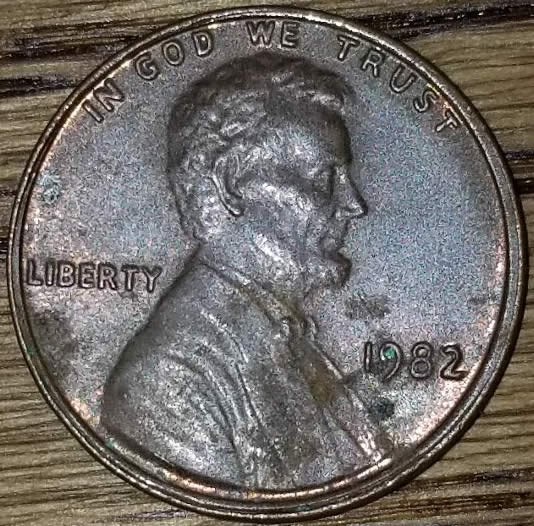 1982-US-Penny-With-Unique-Edge