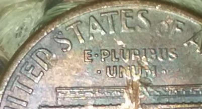 1995-D-Cent-Why-Is-My-Cent-Rainbow-Colored-And-Letters-Melted-On-Reverse?