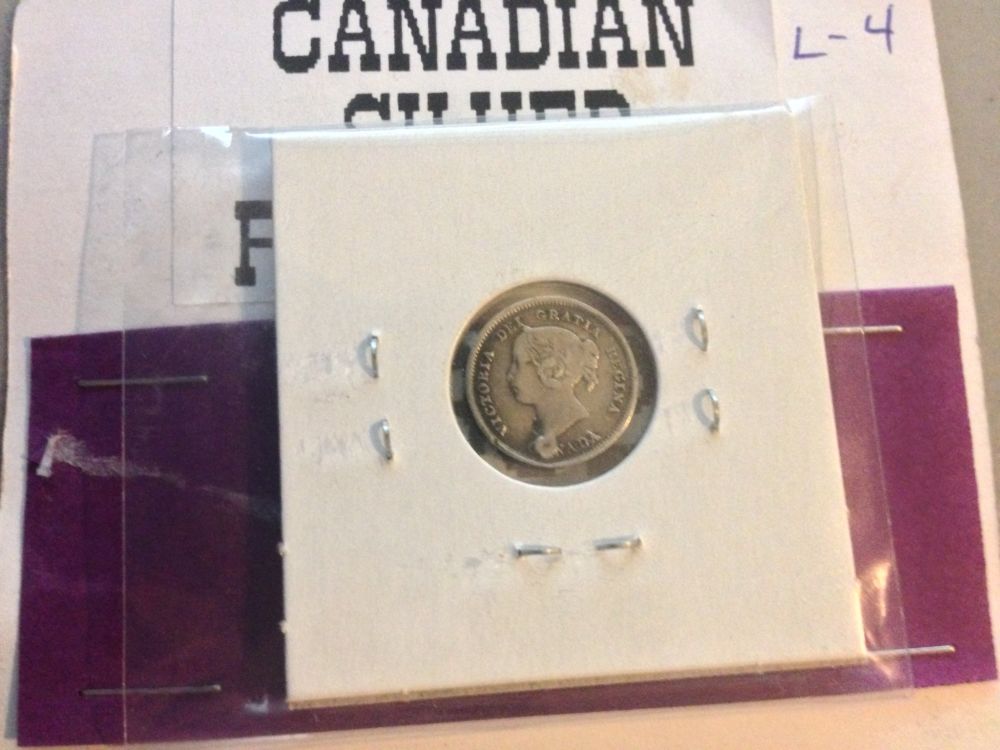 1892-Victoria-Five-Cent---Nickel--Looks-Weird-