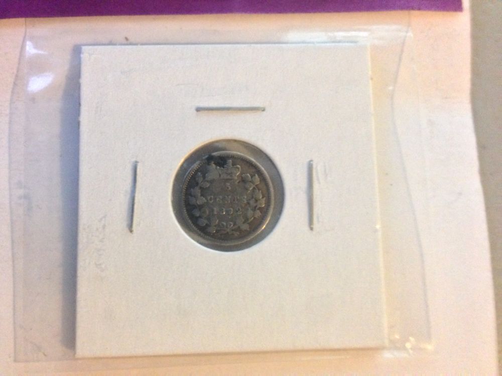1892-Victoria-Five-Cent---Nickel--Looks-Weird-