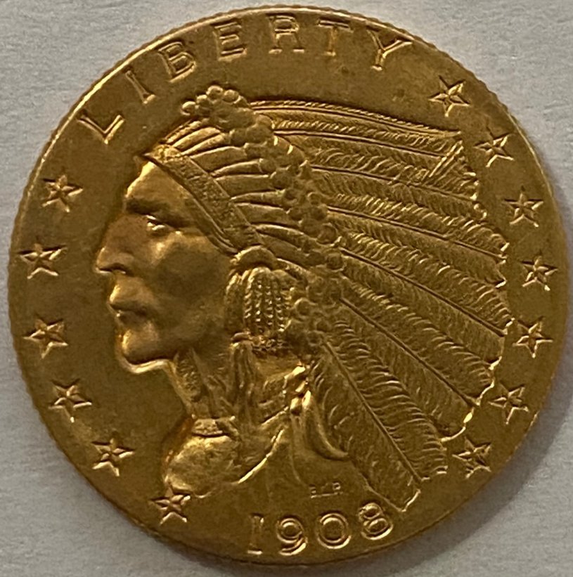 1908-Indian-$2.5-Potential-Grade