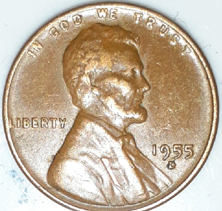 1955-Penny-With-What-Appears-To-Be-A-