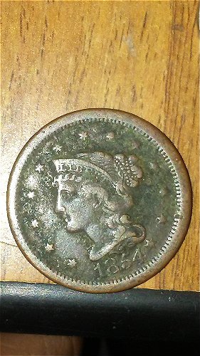 1854-Braided-Hair-Liberty---Large-Cent