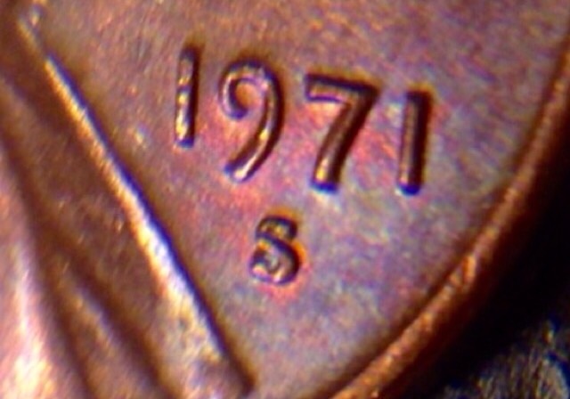 First-Time-I-Came-Across-One-Of-These.--1971-S-Multi-Color-Penny