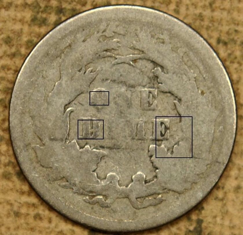 New-Acquisition-1872-Seated-Dime:-F-105?