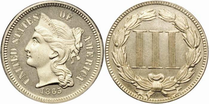 Here-We-Go.-1865-3-Cent-Nickel.-Pattern,-Essai,-Or-Nothing