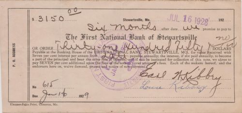 Fnb-Of-Stewartsville,-Mo:-Officers-Through-The-Years