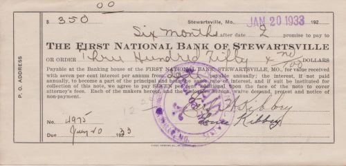 Fnb-Of-Stewartsville,-Mo:-Officers-Through-The-Years