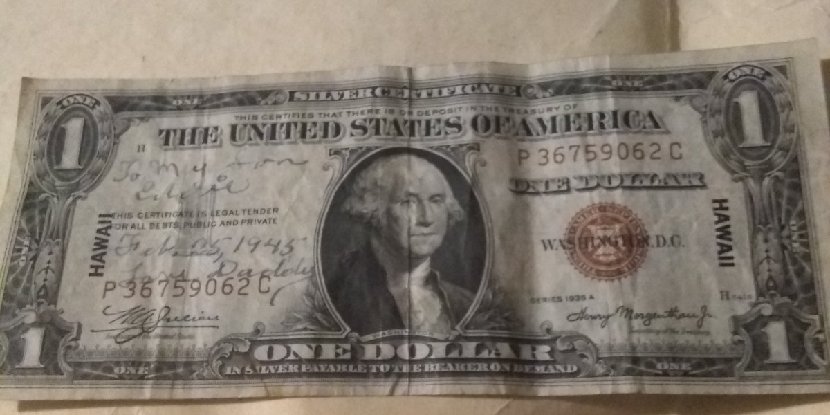 When-I-Saw-The-Note...-1935-Silver-Certificate-Hawaii