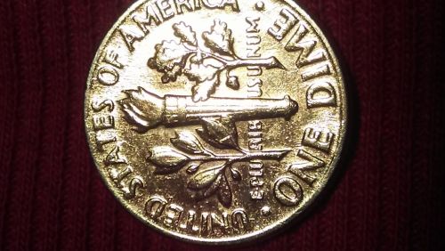 My-1975-Gold-Plated-Dime-With-No-Mint-Mark