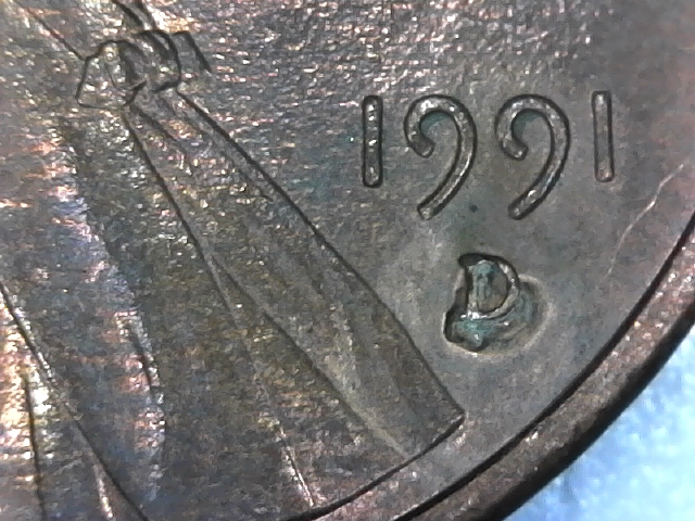 1991-D-Penny-RPM-Or-Damage?