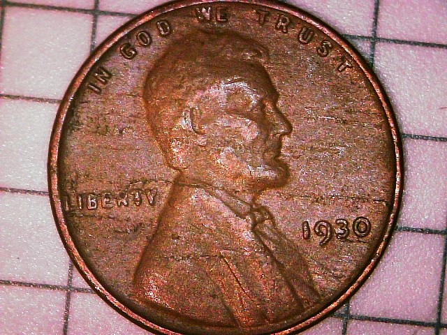 1930-Wheat-Penny-Can't-Tell-If-It-Is-Damage-Or-Error