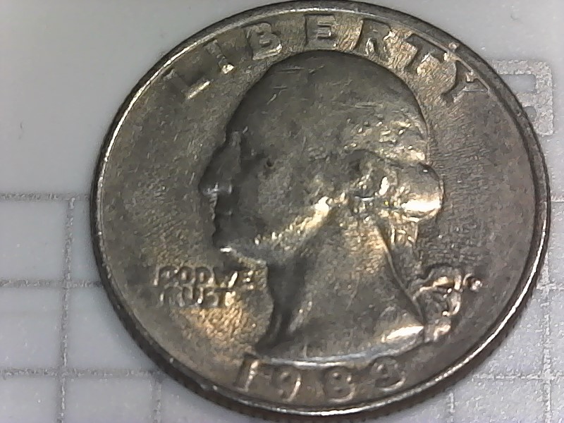 1982-P-Washinton-Quarter-W/Heavy-Flow-Lines