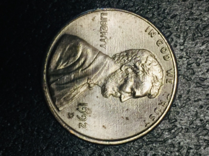 Need-Help-Found-1992-D-Mint--Close-AM-Penny-That-Is-Nickel-Finished