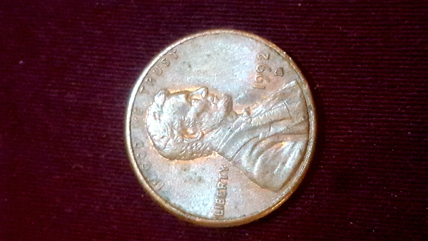1992-Lincoln-Penny-Am-Error?