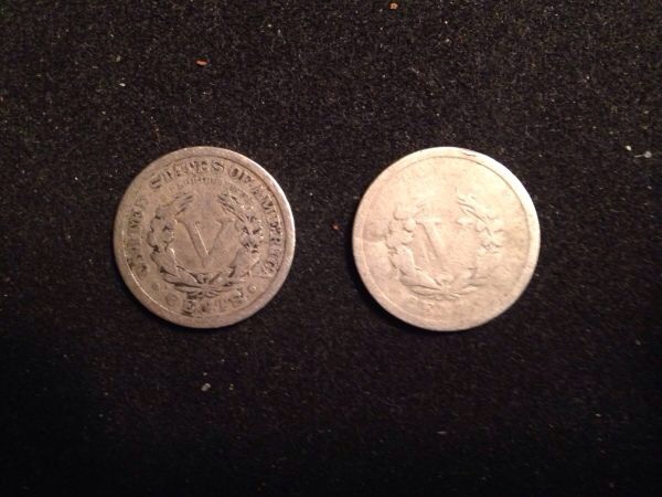 1910,-1911-Liberty-Nickels