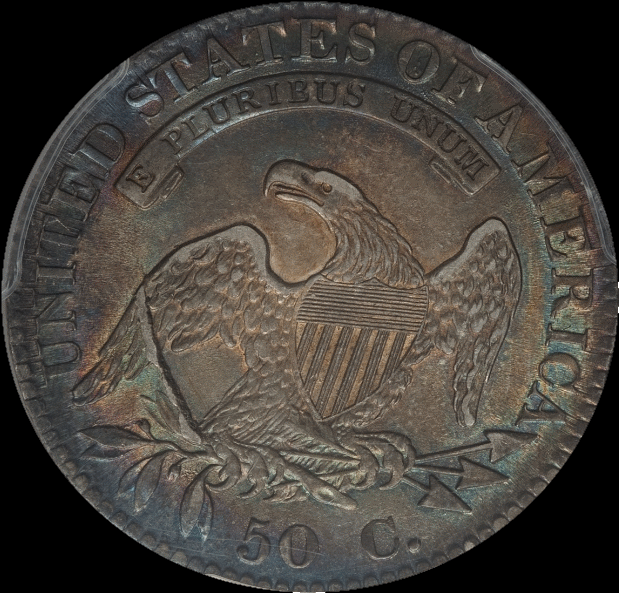 1832-Capped-Bust-Half-Dollar---Struck-Through?