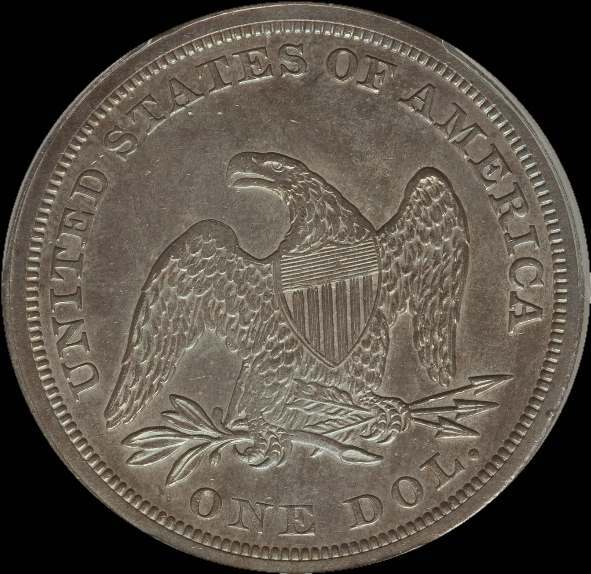 1845-Seated-Dollar-For-Grading