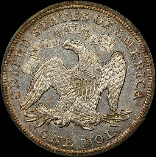1868-Seated-Dollar-For-Grading