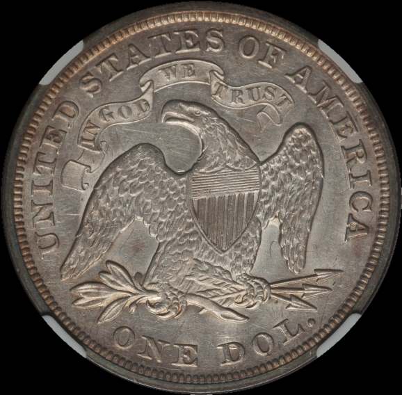 1868-Seated-Dollar-For-Grading
