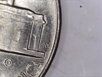 1963-D-Jefferson-Nickel-DDO/Ddr-Lettering-,-D-Mint-Mark,-Chin,-Building