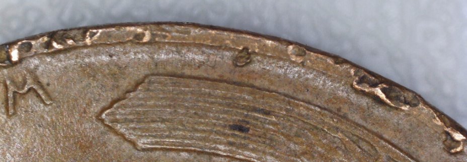 1952-Penny-Error-Looks-Like-All-Lettering-Stamped-On-Side/Edge=help