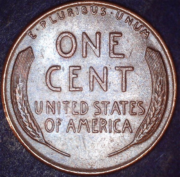 1957-Wheat-Cent--Date-Stamped-Top-To-Bottom-Help!