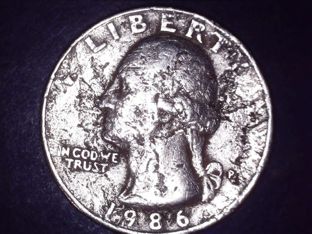 1986-P-Wash-Qtr-Struck-On-Diff-Coin-?-Crazy-OBV-DD?-Just-Circ-Damaged?-Help