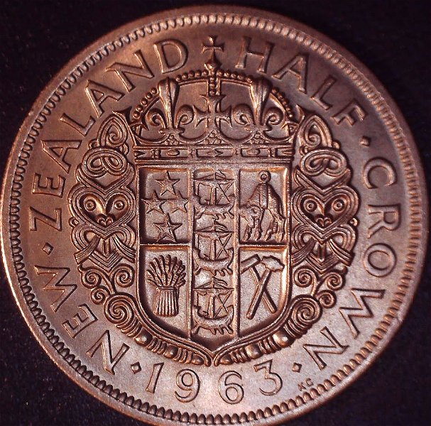 New-Zealand-Half-Crown-Coins-2/1963-&-2/1962-Proof-Or-Just-MS-65