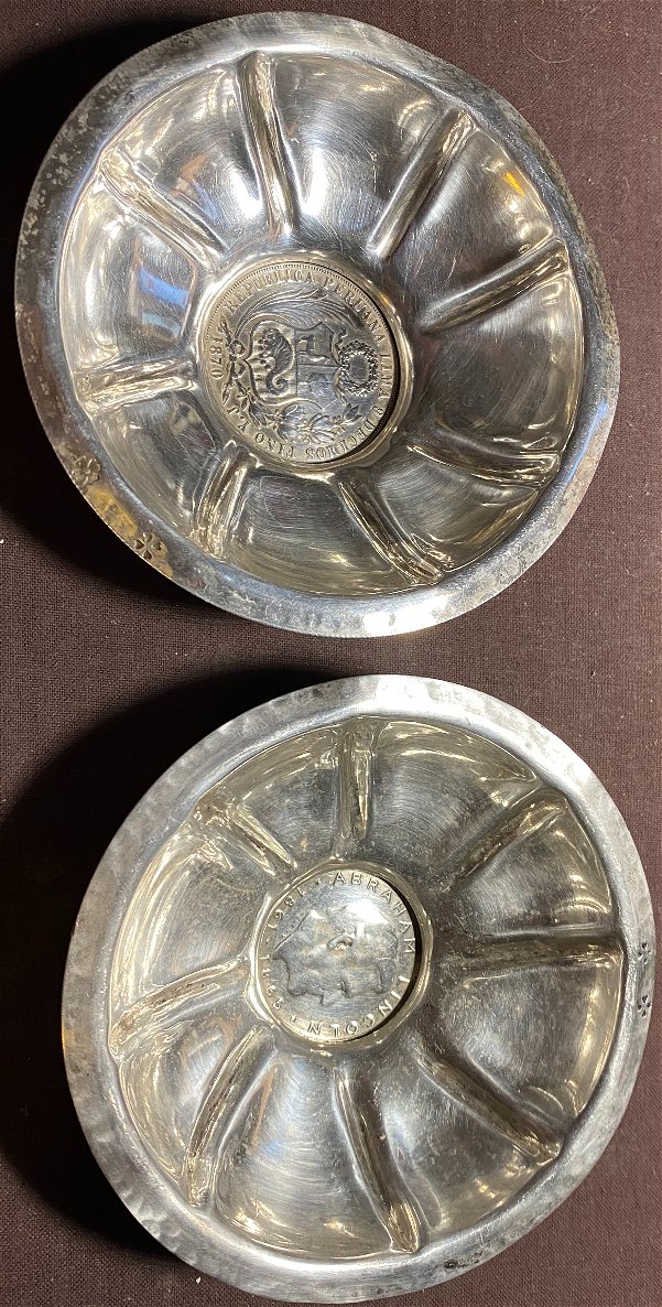 Silver-Bowls-With-Silver-Coins-Peru-Lima-&-Us-Help-Identify