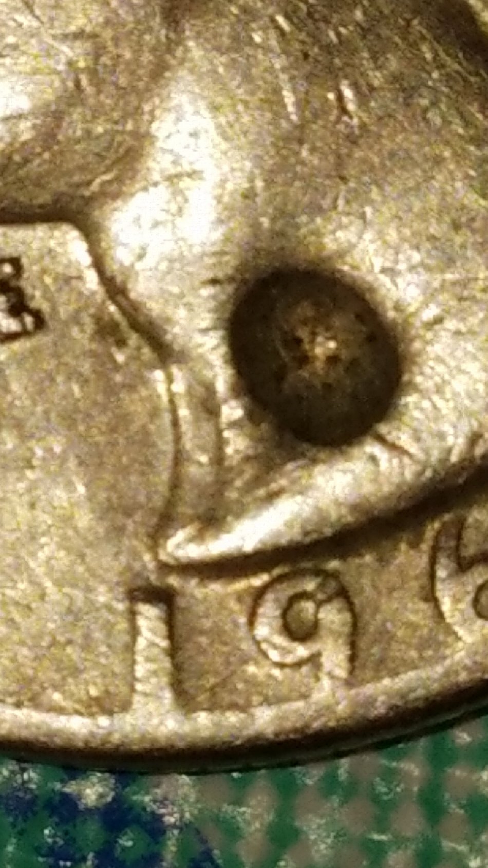 1965-Quarter..-Post-Mint-Damage?