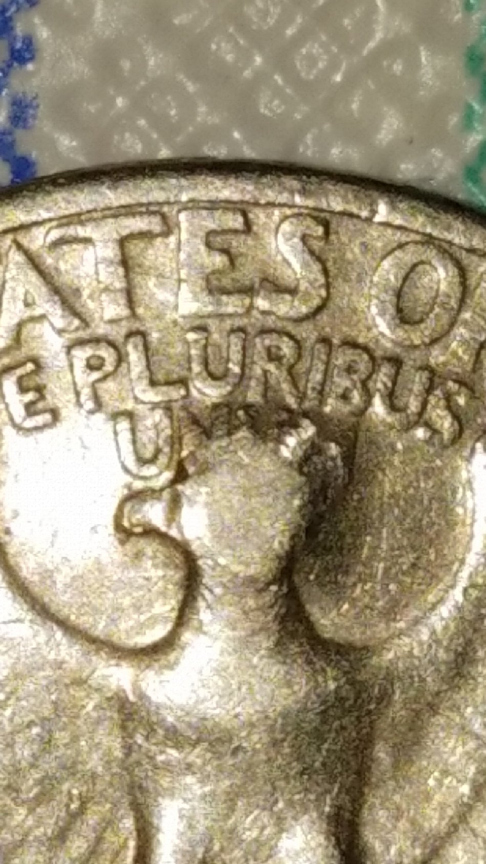 1965-Quarter..-Post-Mint-Damage?