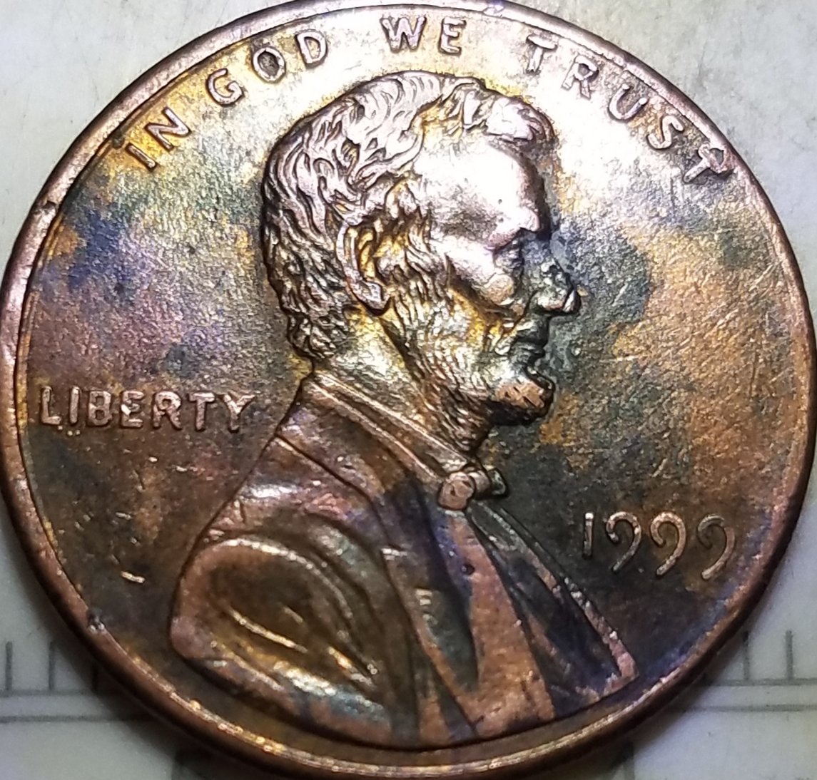 1999-Lincoln-Penny.-PDm-Or-Lamination?