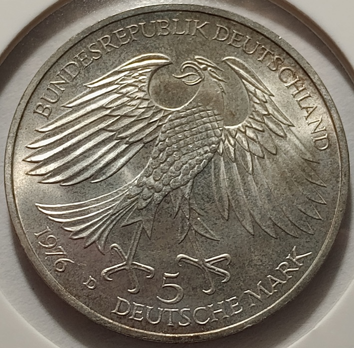 1976-D-5-Deutsche-Mark---Hans-Jakob-Christoffel-Von-Grimmelshausen