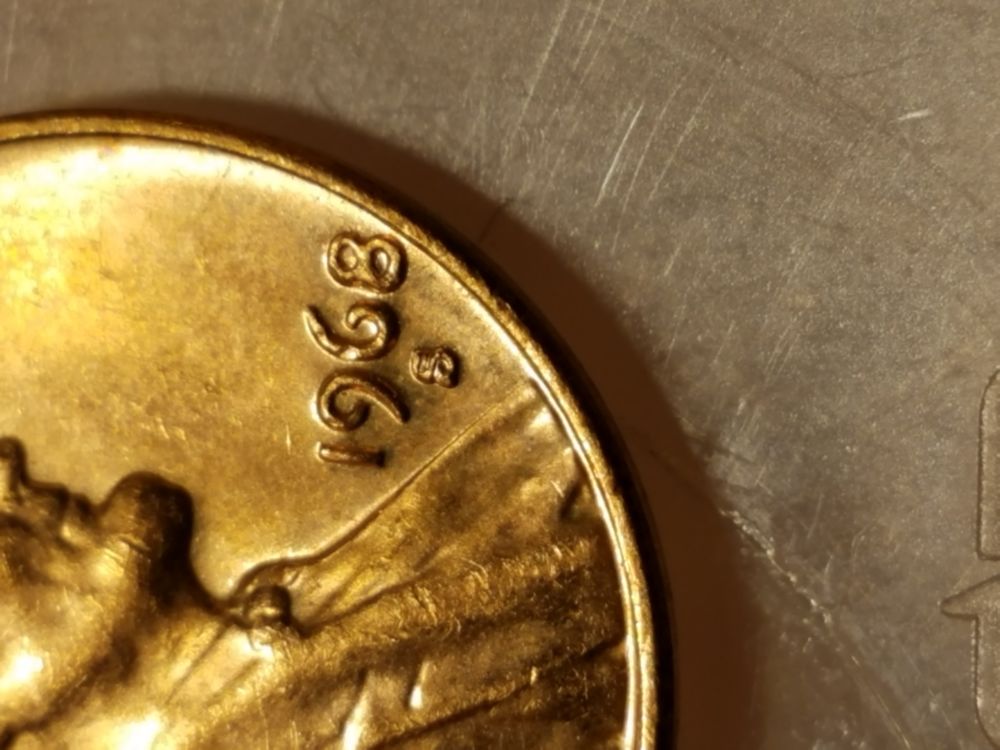 Have-1968-S-Lincoln-Penny-Is-Mint-Mark-RPM?