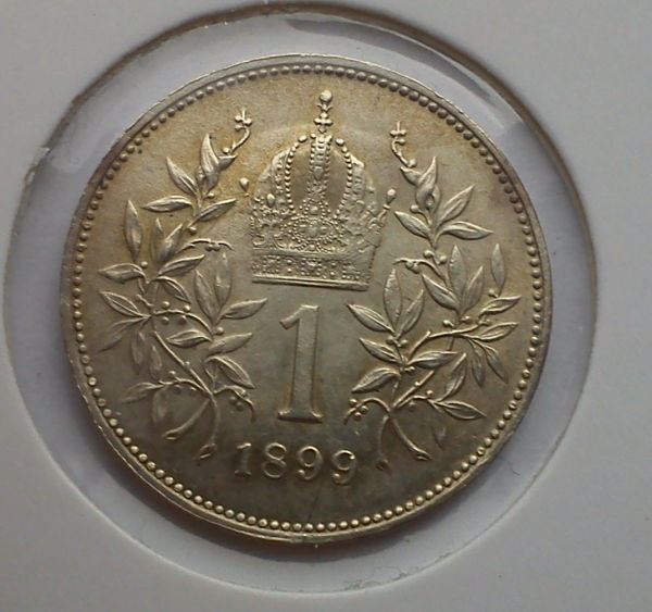 1-Corone-1899-Bz-And-1-Florin-1879-Bz