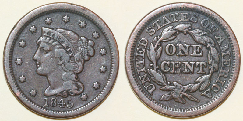 Large-Cents-1845,-1848,-1849,-1851:-Varying-Weights-Worry