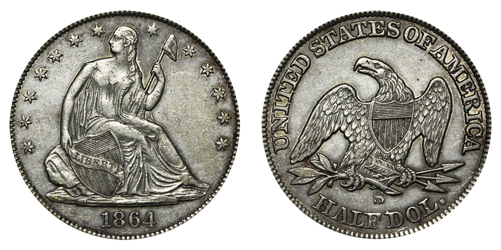 1864-S-Seated-Liberty-Half-Dolllar,-I-Wonder-If-This-Coin-Could-Get-A-Score-If-Sent-To-NGC