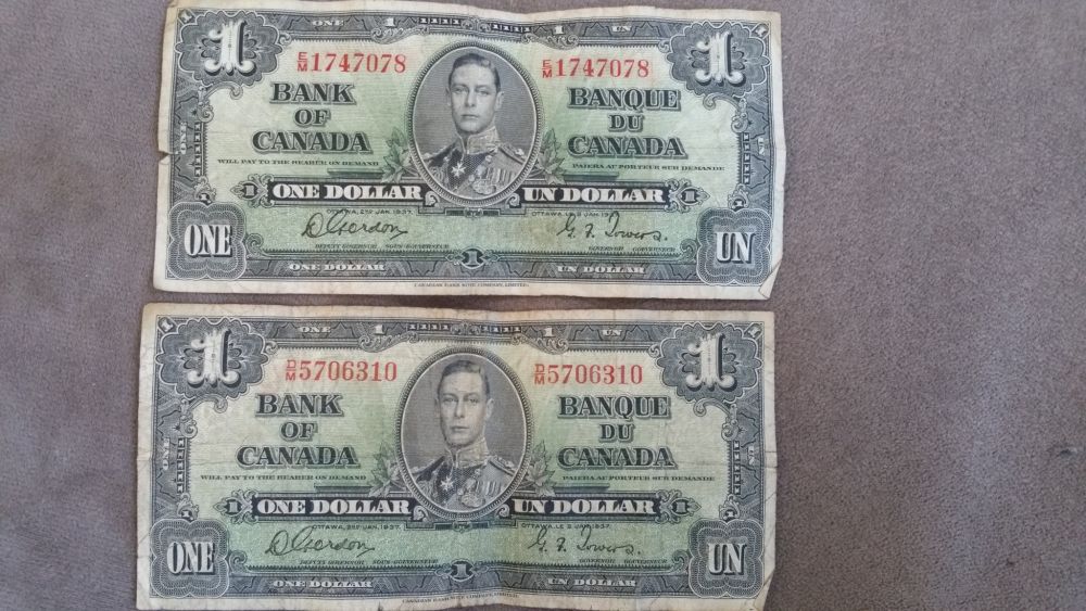 Canadien-1937-$1-Note