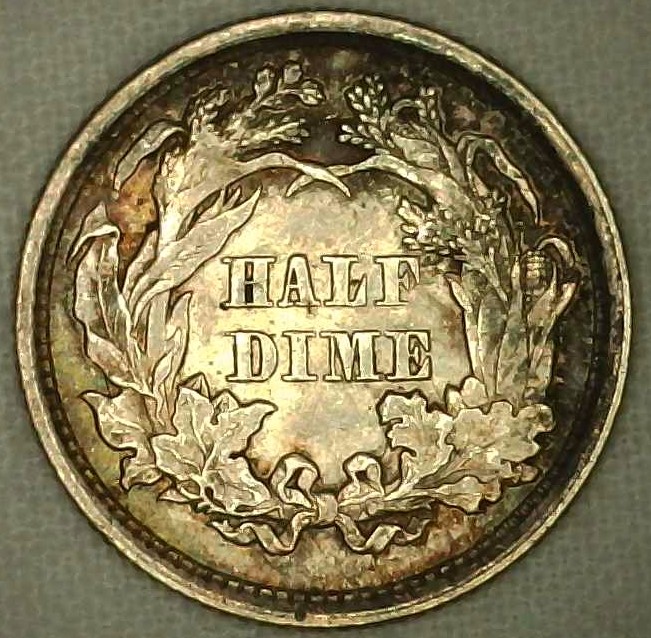1861-Seated-Liberty-1/2-Dime-For-Grading-Please