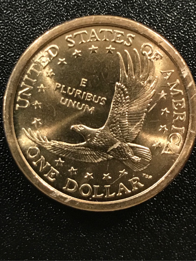 Sacagawea-1$-Coin-Wounded-Eagle-Error