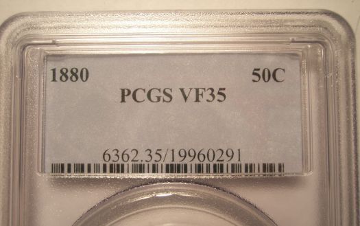 1880-Seated-Liberty-Half-Dollar-For-Grading