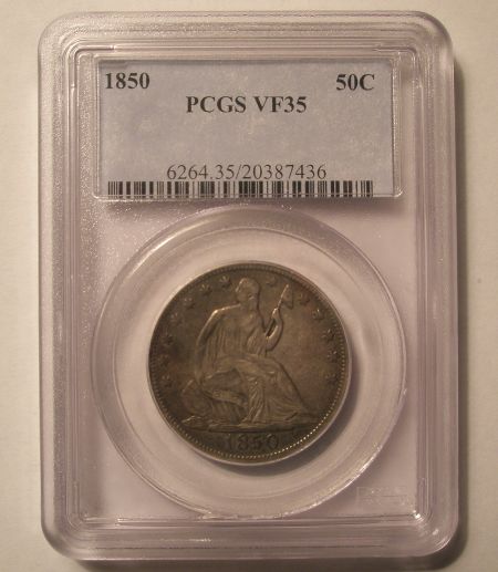 1850-Seated-Liberty-Half-Dollar-For-Grading