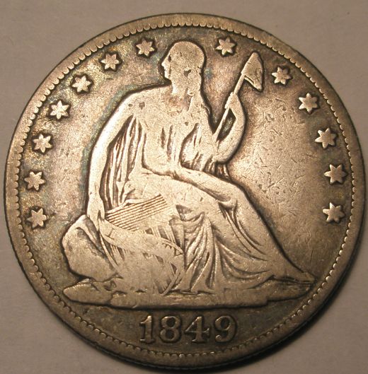 1849-Seated-Liberty-Half-Dollar-For-Grading