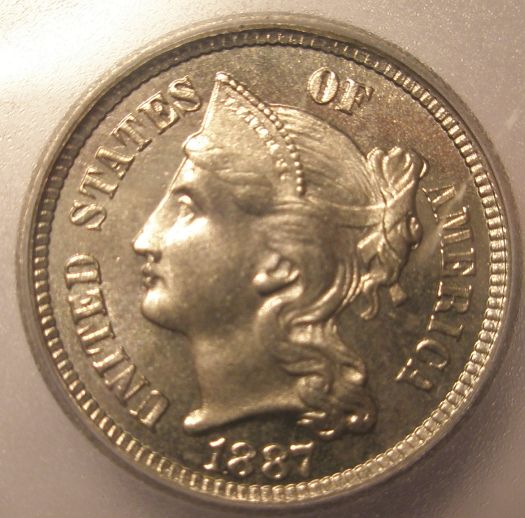 1887/6-3-Cent-Nickel-For-Grading